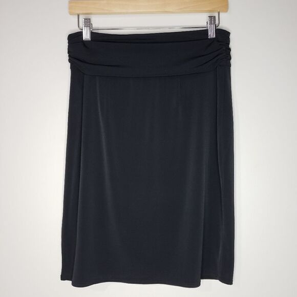 Cache Small Black Faux Wrap Mini Skirt - Picture 5 of 8